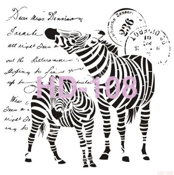 Cadence Home Decor Mobilya - Duvar Stencil 45x45cm HD-108