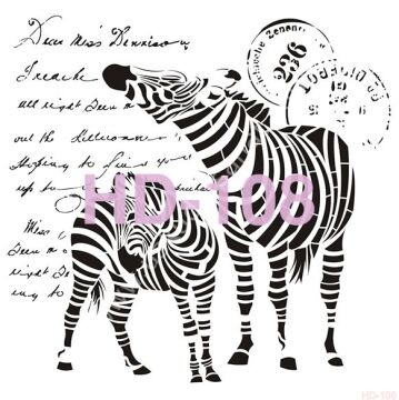 Cadence Home Decor Mobilya - Duvar Stencil 45x45cm HD-108