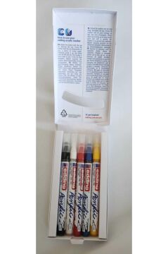 Edding 5300 Permanent 1-2mm Akrilik Kalem Seti 5'li