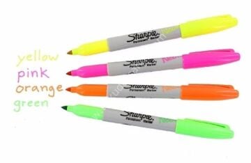 Sharpie Neon Permanent 4lü Set Fine Uç