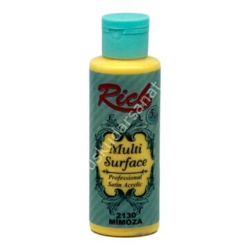 Rich Multi Surface Her Yüzey İçin Akrilik Boya 130 cc. 2130 MİMOZA