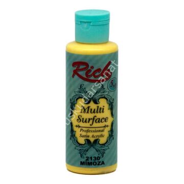 Rich Multi Surface Her Yüzey İçin Akrilik Boya 130 cc. 2130 MİMOZA