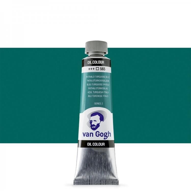 Talens Van Gogh Yağlı Boya 40ml Seri 2 565 Phthalo turq.blue