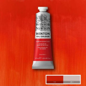 Winsor & Newton Winton Yağlı Boya 37 ml Cadmium Scarlet Hue 107