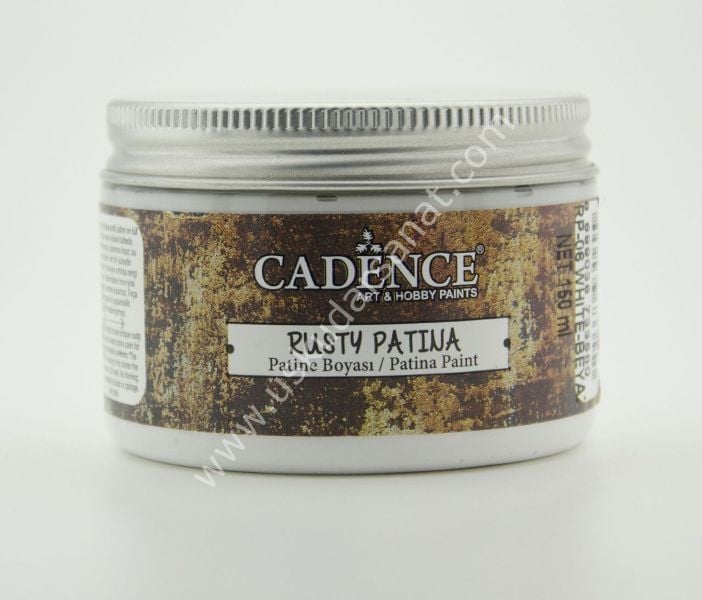 Cadence Rusty Patina Boya 150ml RP-06 Beyaz