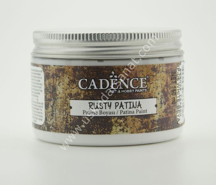 Cadence Rusty Patina Boya 150ml RP-06 Beyaz