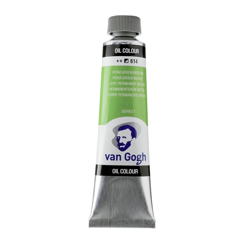 Van Gogh Yağlı Boya 40 ml Seri 1 Permanent Green Medium 614