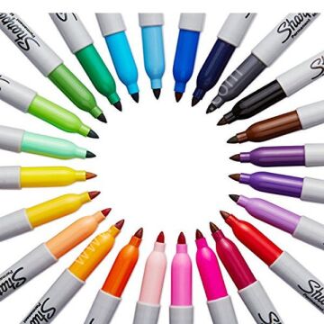 Sharpie Permanent Fine Markör 24 Renk Set