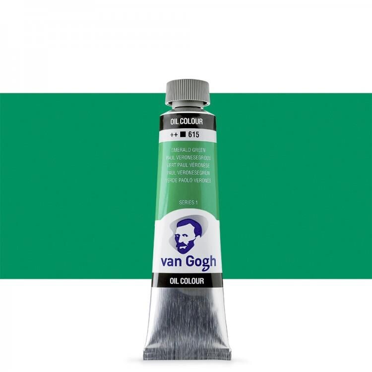 Talens Van Gogh Yağlı Boya 40ml Seri 1 615 Emerald Green
