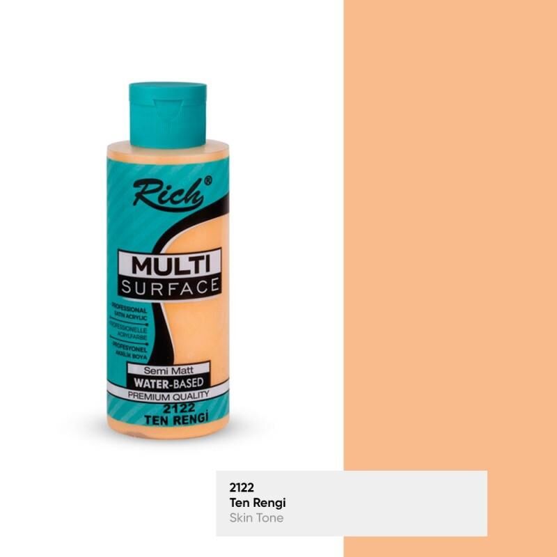 Rich Multi Surface Her Yüzey İçin Akrilik Boya 120 cc. 2122 TEN RENGİ
