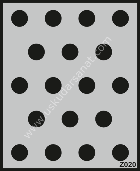 Mood Duvar Stencil Şablon 50X60cm Z020