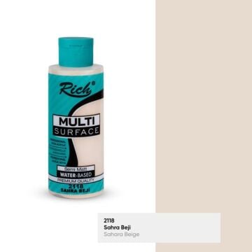 Rich Multi Surface Her Yüzey İçin Akrilik Boya 120 cc. 2118 SAHRA BEJİ