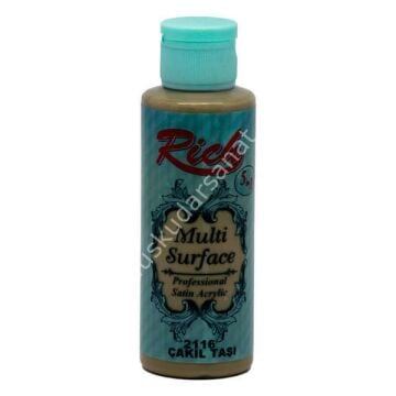 Rich Multi Surface Her Yüzey İçin Akrilik Boya 130 cc. 2116 ÇAKIL TAŞI