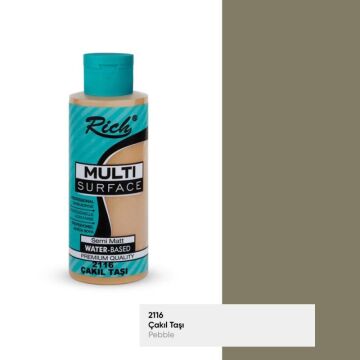 Rich Multi Surface Her Yüzey İçin Akrilik Boya 120 cc. 2116 ÇAKIL TAŞI