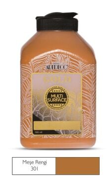 Artdeco Gold Multi Surface Akrilik Boya 500ml 301 Meşe Rengi