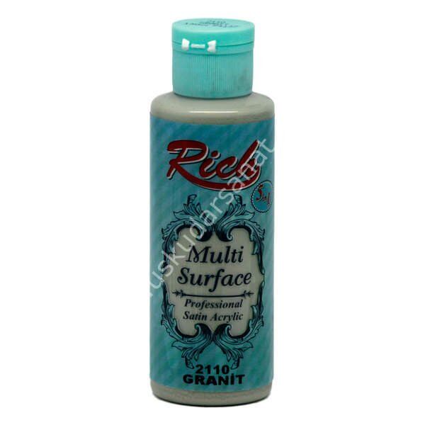 Rich Multi Surface Her Yüzey İçin Akrilik Boya 130 cc. 2110 GRANİT