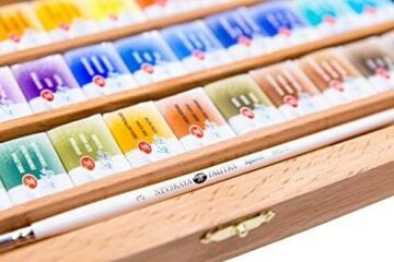 St. Petersburg White Nights Tablet Suluboya Seti 48 Renk Ahşap Kutulu