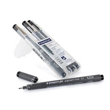 Staedtler Pigment Liner Siyah 4 lü Set