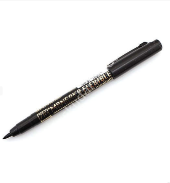 Zig Cartoonist Mangaka Flexible Çizim Kalemi Medium Uç Siyah 010