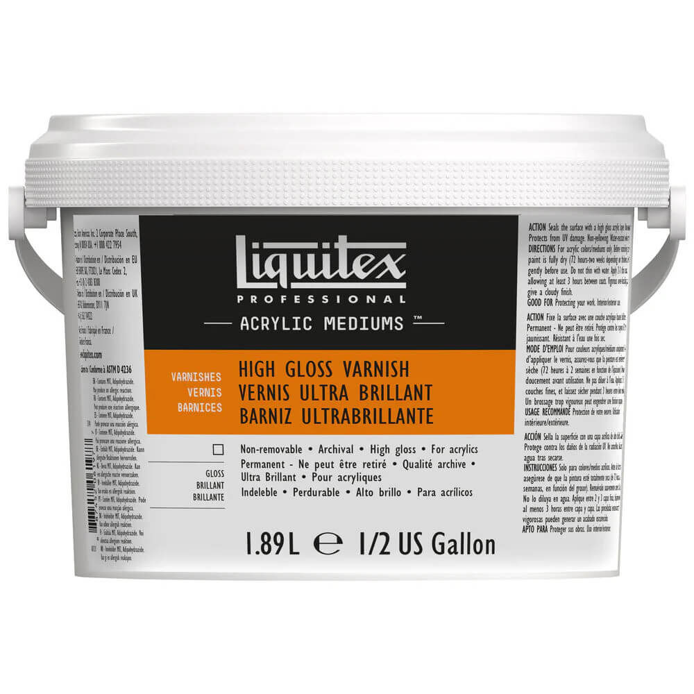 Liquitex Professional High Gloss Varnish Ekstra Parlak Akrilik Vernik 1.89 Litre
