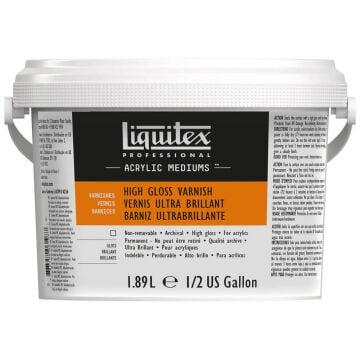 Liquitex Professional High Gloss Varnish Ekstra Parlak Akrilik Vernik 1.89 Litre