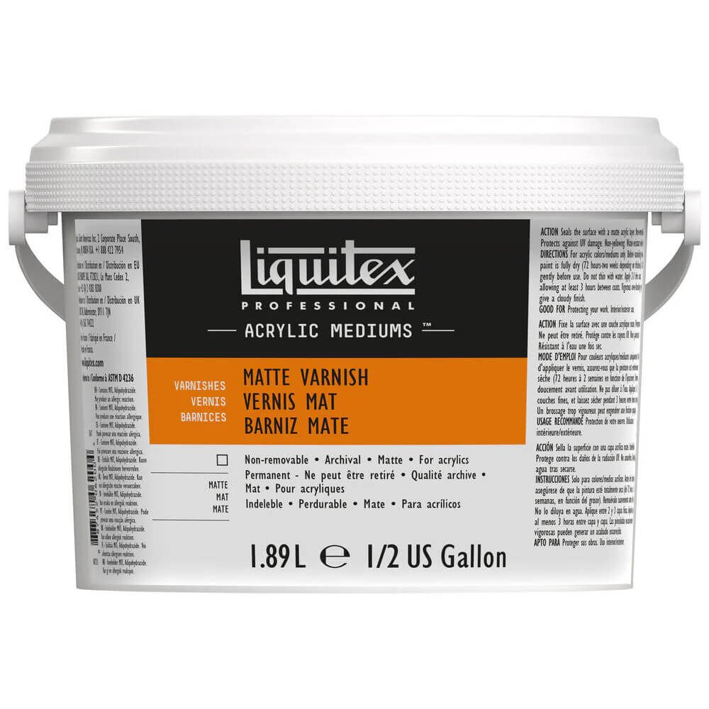 Liquitex Professional Matte Varnish Akrilik Mat Vernik 1.89 Litre
