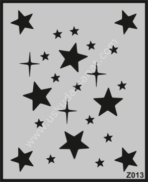 Mood Duvar Stencil Şablon 50X60cm Z013