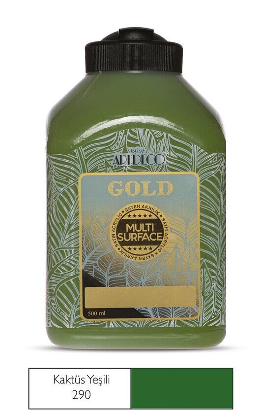 Artdeco Gold Multi Surface Akrilik Boya 500ml 290 Kaktüs yeşili