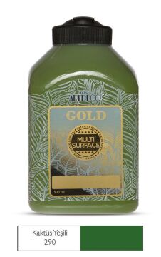 Artdeco Gold Multi Surface Akrilik Boya 500ml 290 Kaktüs yeşili
