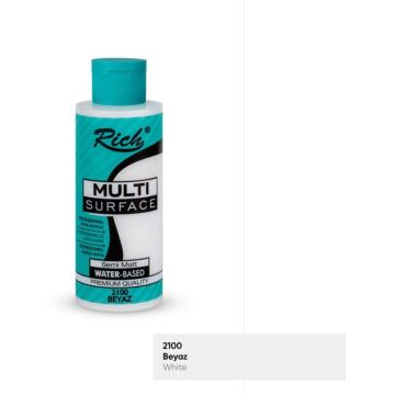 Rich Multi Surface Her Yüzey İçin Akrilik Boya 120 cc. 2100 BEYAZ