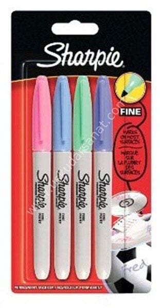 Sharpie Permanent Fine Markör 4'lü Set Pastel Renkler