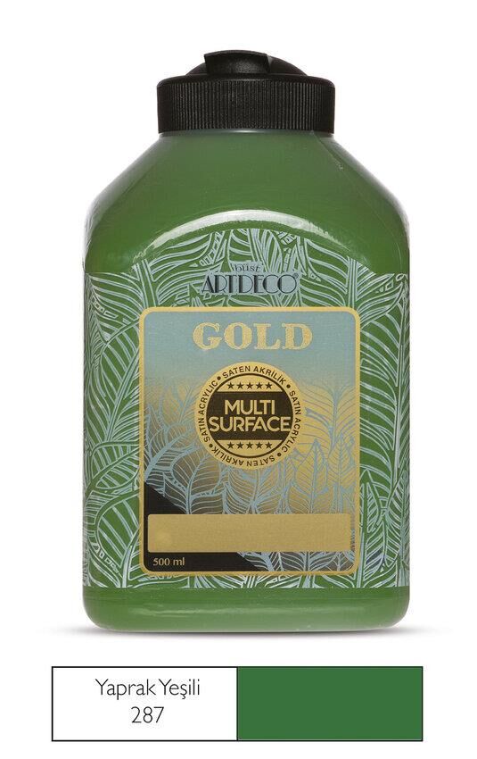 Artdeco Gold Multi Surface Akrilik Boya 500ml 287 Yaprak Yeşili