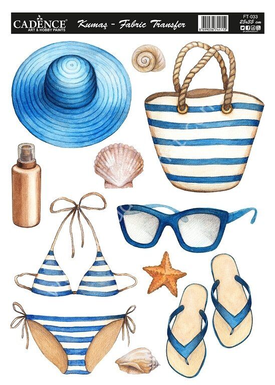 Cadence Kolay - Hazır Kumaş Transfer 25x35 FT-033