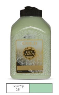 Artdeco Gold Multi Surface Akrilik Boya 500ml 281 Retro Yeşil