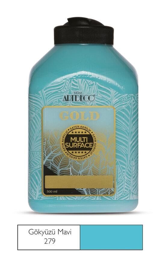 Artdeco Gold Multi Surface Akrilik Boya 500ml 279 Gökyüzü Mavi