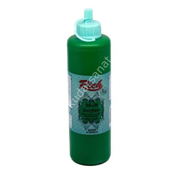 Rich Multi Surface Her Yüzey İçin Akrilik Boya 500 cc. 2220 ÇİMEN