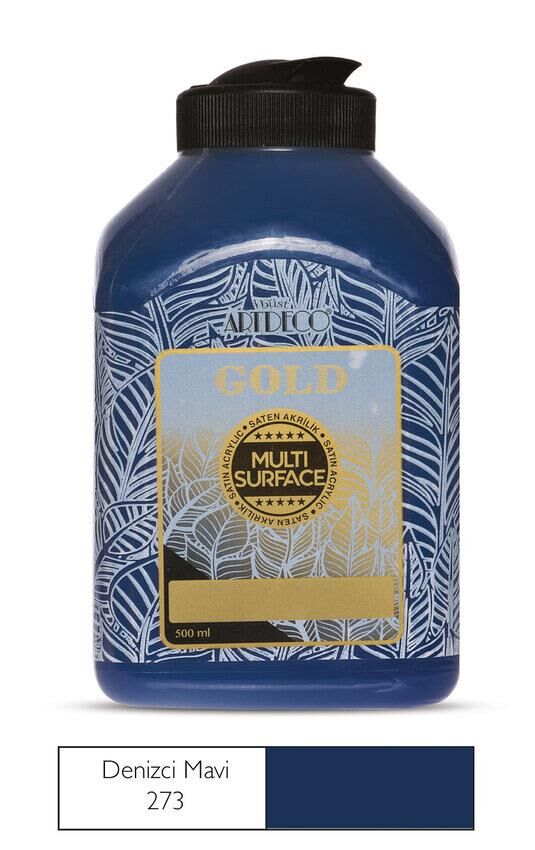 Artdeco Gold Multi Surface Akrilik Boya 500ml 273 Denizci Mavi
