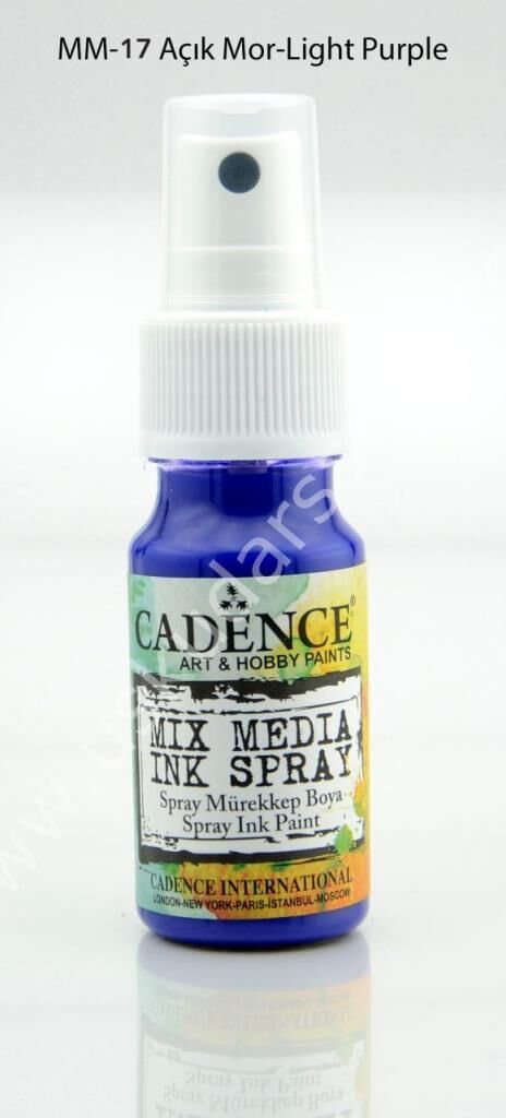 Cadence Mix Media Sprey Boya 25ml MM17 Açık Mor
