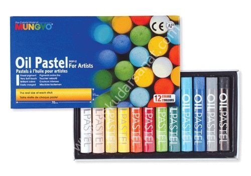Mungyo Oil (yağlı)  Pastel 12 Renk