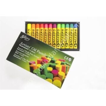 Mungyo Fluorescent (florasanlı) Oil-Yağlı Pastel 12'li