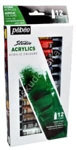 Pebeo Studio Akrilik Boya 12mlx12'li Set