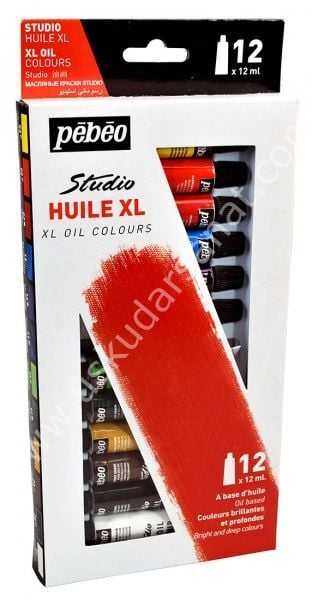 Pebeo Studio Yağlı Boya 12mlx12 li Set