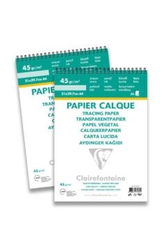 Clairefontaine Eskiz Blok A4 40/45gr 30 Yaprak Üstten Spiralli