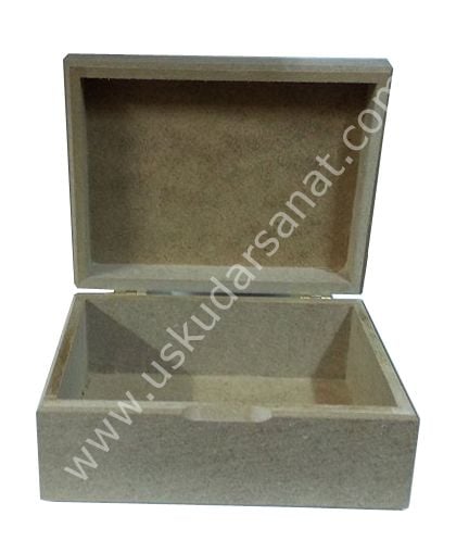Mdf Ahşap Kutu 14x18x6cm Kapaklı