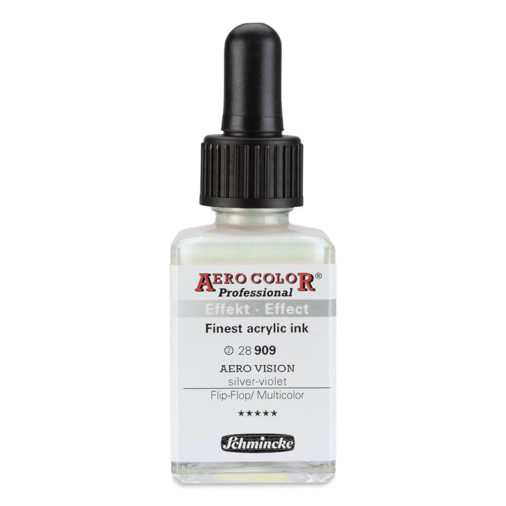 Schmincke Aero Color Profesyonel Akrilik Mürekkep 28 ml Aero Vision Silver-Violet 909