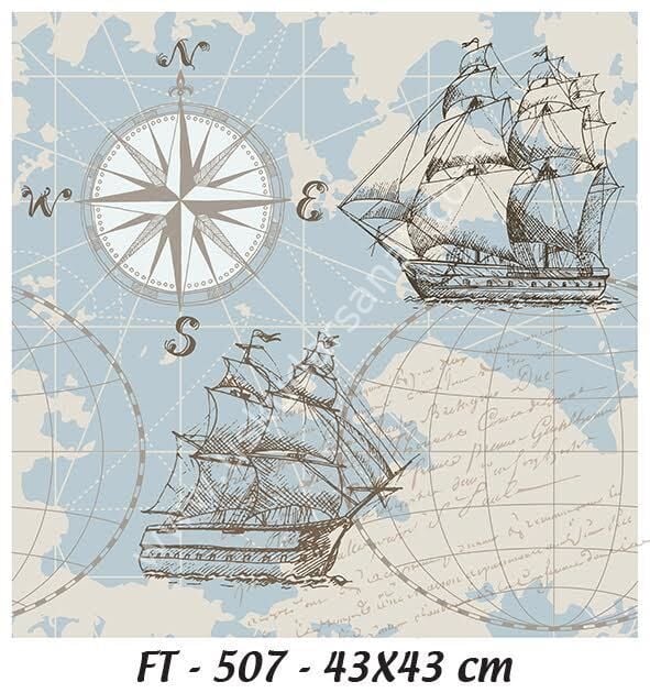 Cadence Kolay - Hazır Kumaş Transfer 43x43 FT-507