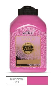 Artdeco Gold Multi Surface Akrilik Boya 500ml 253 Şeker Pembe