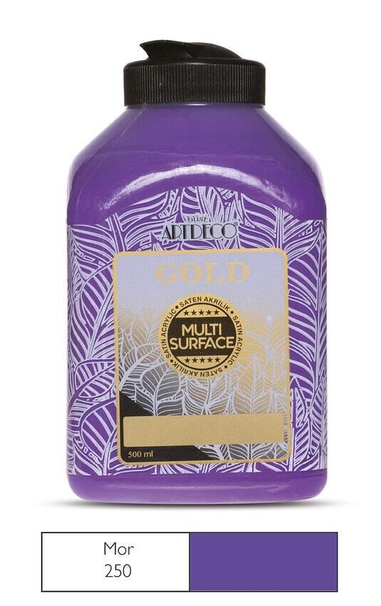 Artdeco Gold Multi Surface Akrilik Boya 500ml 250 Mor