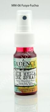 Cadence Mix Media Sprey Boya 25ml MM06 Fuşya