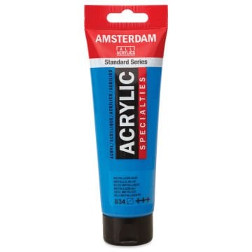Amsterdam Standart Seri Metalik Akrilik Boya 120 ml Metallic Blue 834